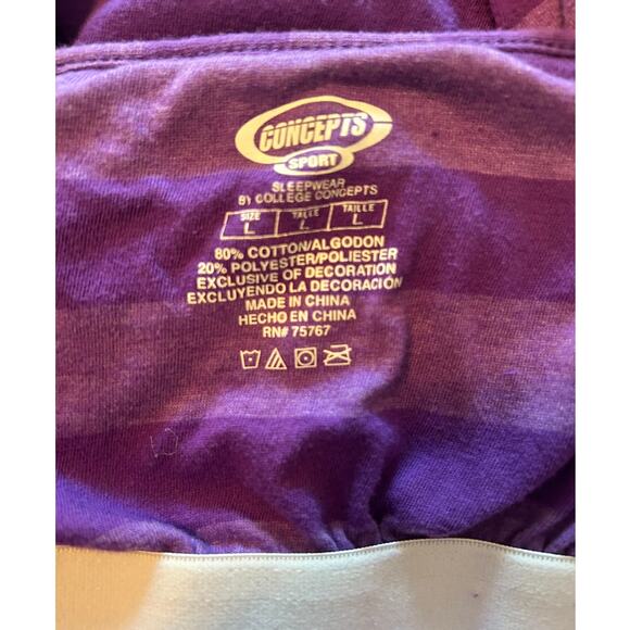 GUC Concepts Sport Purple Kansas State Ruffled Dress Spaghetti Straps Size L - Picture 3 of 5